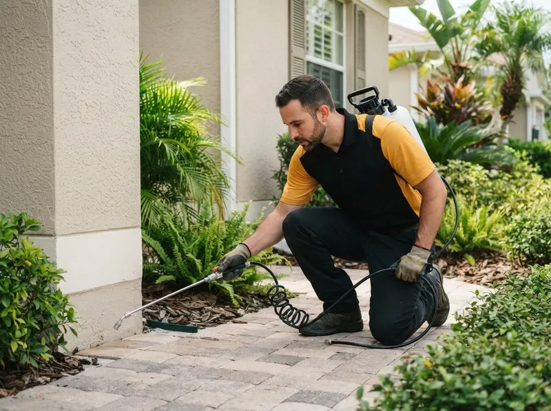 Palmetto Bug and American Cockroach Exterior Barriers in Orlando, FL